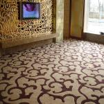 Hand Tufted 100 Wool Carpet Embroidered Pattern Fire Resistant Feature