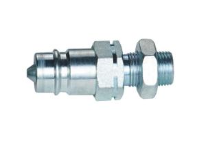 Quality Metric Male Therad Push Pull Coupling Hydraulic Long Nipples Poppet Valve wholesale