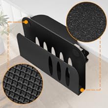 Table Side Storage for Perfect Standing Desk Cable Management Rack Single Tier Design