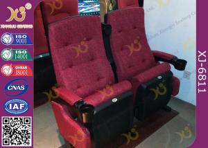 Quality Molded PU Foam Flame Retardant Auditorium Theatre Seating Center Distance 580mm Rocker wholesale