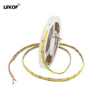 Quality Dual Color Temperature Cob LED Light Strip Length 5M 24v W+Ww 608 Leds/M wholesale
