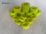 Multi Colored Polyurethane Parts , Custom Polyurethane Bushings Parts