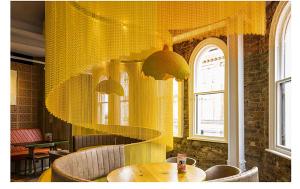 Quality hanging Metal Coil Drapery Curtain aluminum alloy Material OEM ODM wholesale