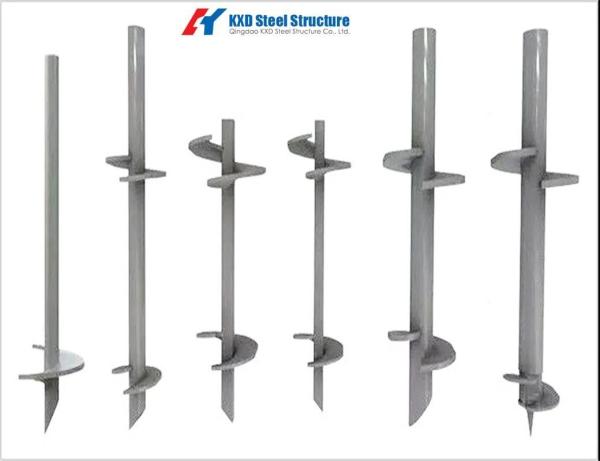 Wound Blades Spiral Ground Pile for Building Foundation After-sales Service One