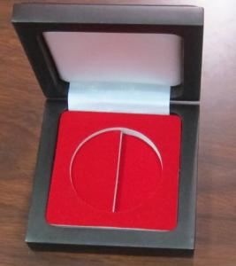 Quality Luxury Wooden Coin or Medal Boxes with sterio outside top wholesale