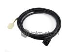 PUR Jacket Servo Motor Power Cable / Female To Male 3 Pin Connector Cable