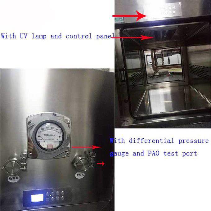 Dust Free Class 100 Laminar Flow Air Shower Pass Box