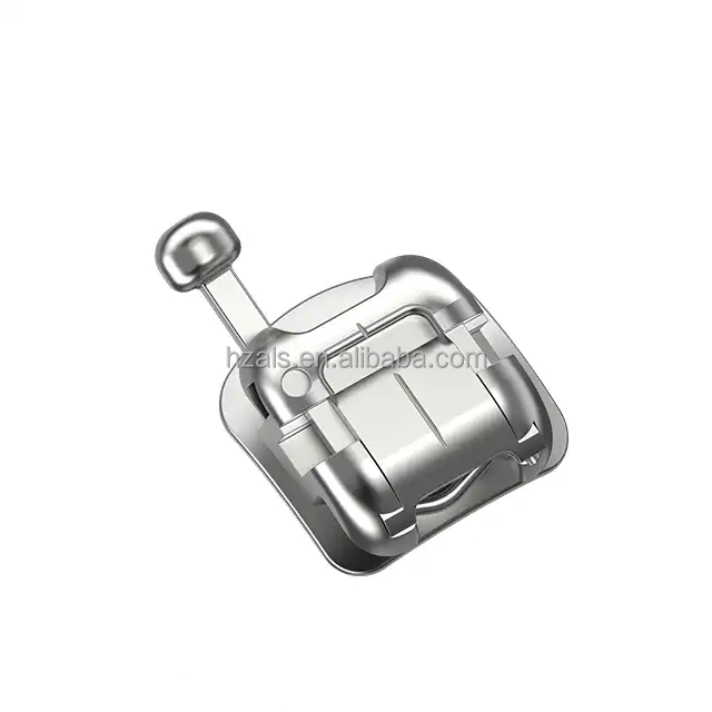 Q Type Self Ligating Dental metal Orthodontic Bracket Ortodoncia With 345 Hooks