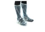 Transparent Slip Resistant Disposable Shoe Covers With Elastic Cuff