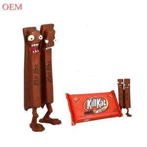 Quality Custom Design 3D Kill Kat Plastic Made Chocolate Vinyl Figure wholesale