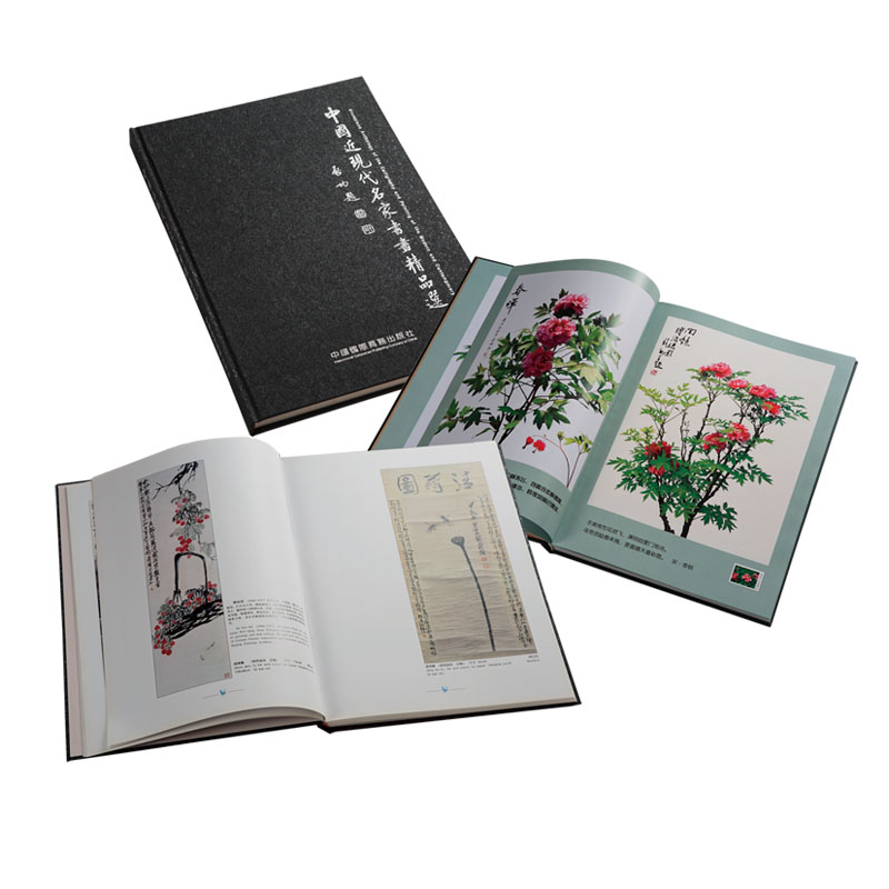 Custom Shapes Short Run Hardcover Book Printing Over Size Bill Book Printing Services