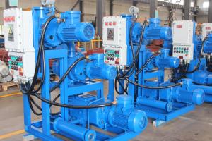 Quality Blue Professional Vacuum Pump Set With Roots And Dry Screw Vacuum Pump wholesale