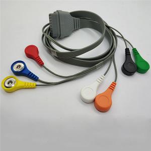 Quality Holter Recorder Ecg Wire , 7 Leads Holter Heart Rate Monitor For Medical Care wholesale