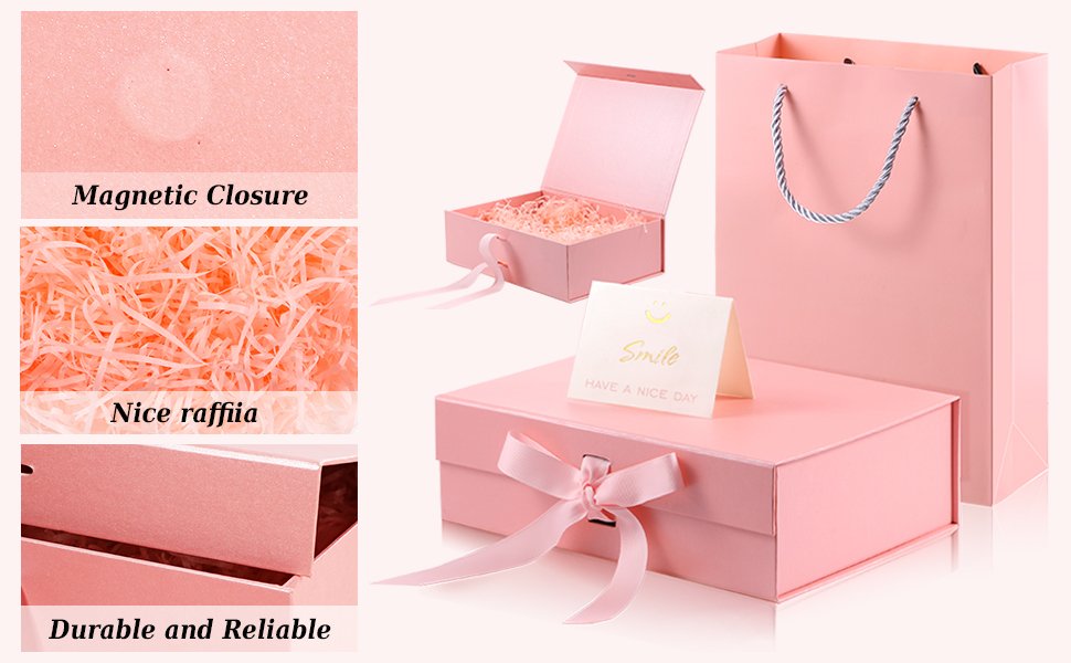 Luxury Shopping Bags, Matte Modern Embossed Birthday Merchandise Clothing Business Store Wedding Guests