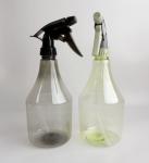 600ml Home Water Spray Blue/Green Plastic Trigger Sprayer Transparent Bottle