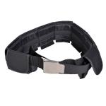 Nonslip Black Weight Belt Underwater , Antiwear Freediving Weight Belt