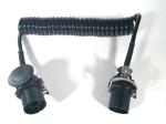 Long Vehicle Trailer Hitch Cables Heavy Duty With 7 Core Electrical Cable