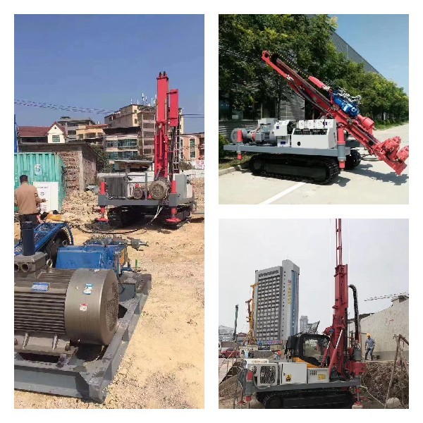 Hydraulic Variable Speed Crawler Type Anchor Drilling Rig for Geological Prospecting in Palestine