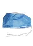 Doctor / Nurse Sterile Disposable Head Cap With Tie Environment Friendly