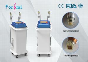 Quality 2016 best stretch marks removal two heads 5 Mhz fractional rf microneedle machine on sale wholesale
