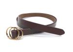 1.8cm Women's Fashion Leather Belts For Dresses Jeans Alloy Buckle