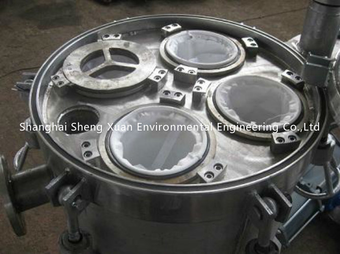 DN200 840T/H Aqua Filtration SS316 Bag Filter Housing