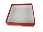 Foldable Cardboard Box Double Layers Paper Material Red Color Printed Corrugated