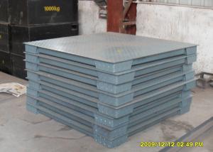 China Carbon Steel Electronic Platform Floor Scales Rechargeable Battery 6V/4Ah 1 Ton on sale