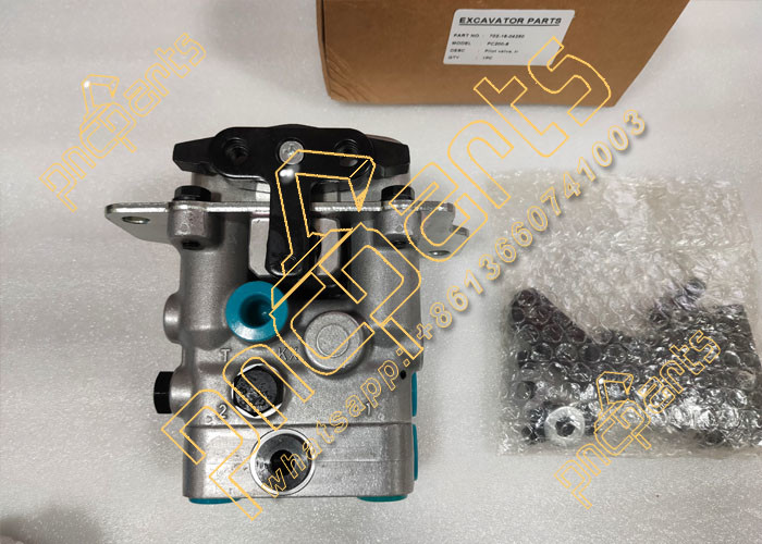 702-16-04250 PC200-8 Excavator Travel Pedal Valve Komatsu PPC