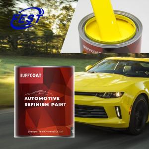 Quality Good Price Automotive Refinish Coating 1K Lemon Yellow Car Paint Premium Auto Paint wholesale