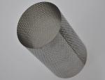 Length 30mm 316L Diamond Perforated Round Steel Tubing
