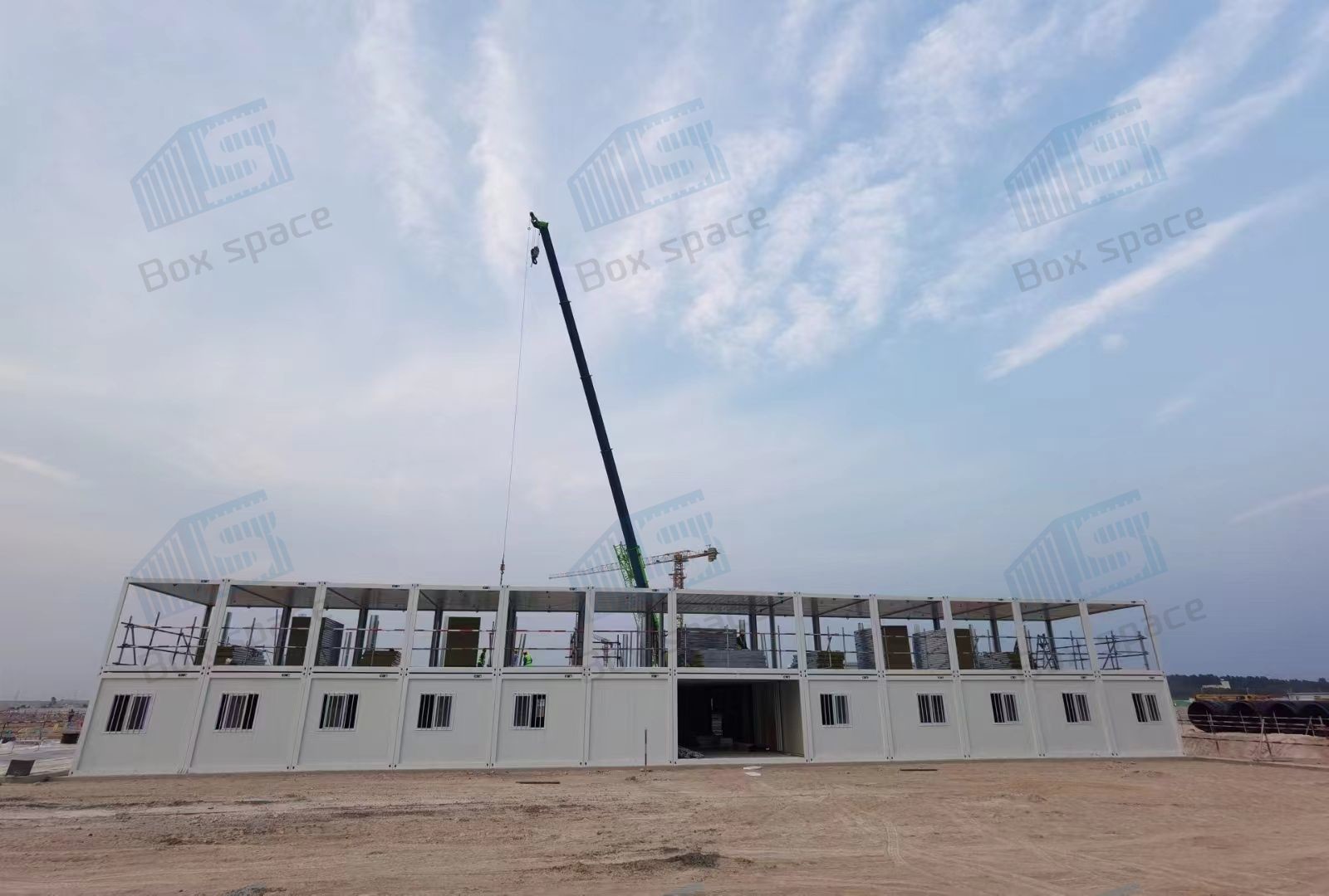 BOX SPACE Flat Pack Modular Modified Living Prefab Houses Custom 40ft Prefab Shipping Container Hotel Modular House