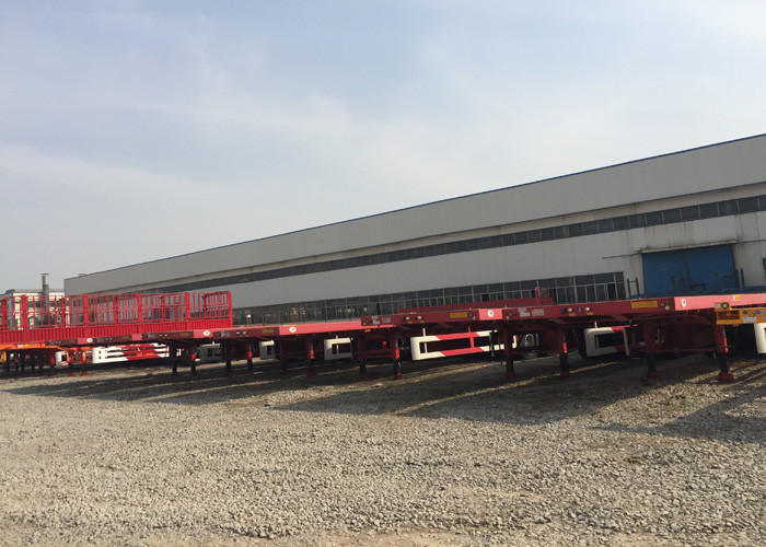 Skeleton Container transport Semi Trailer Truck Tractor Trailer