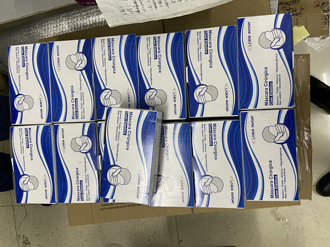 Labor Import Medical Disposable Surgical Masks With 3 Layers Face Mask Bacterial Filtration