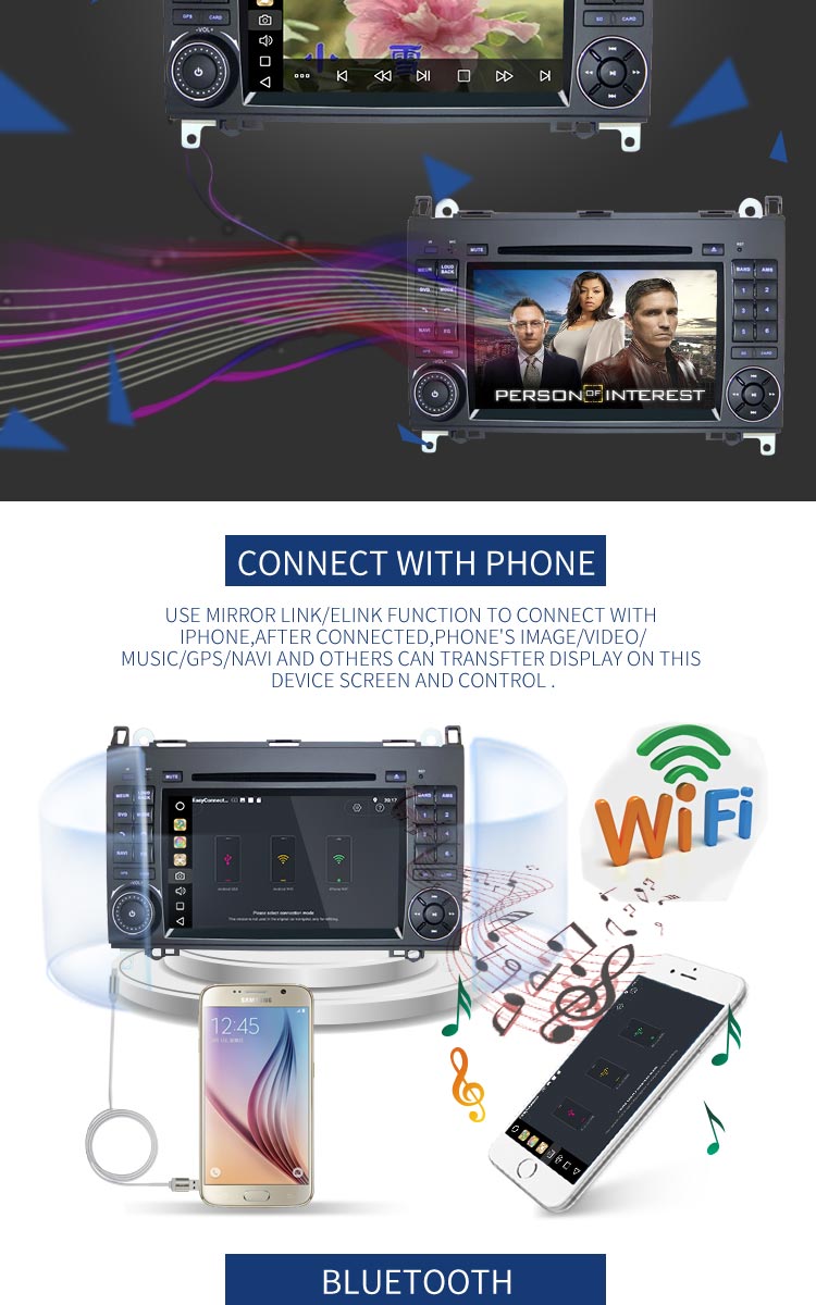 7 Inch Touch Screen Mercedes Benz DVD Player GPS Navigation For Benz W169