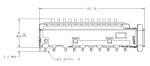 TE 2170287-9 QSFP+ Cage Ganged (1x4) with Heat Sink Connector 14 Gb/s