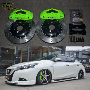 Quality Front Big Brake Kit 4 Piston Caliper with 355x28mm rotor BBK auto brake system For Nissan Bluebird 17 Inch car rim wholesale