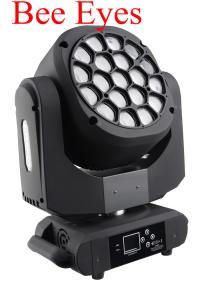 Quality Beam Wash LED 19 X 15W Bee Eyes 4 In 1 Moving Head With Zoom For Show wholesale