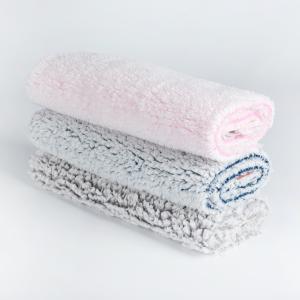 Quality Weft Knitted 100% Polyester Soft Plush Fleece Shu Velveteen Fabric for Home Textiles wholesale