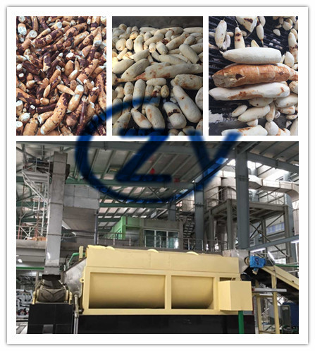 55kw Power Cassava Processing Machine Hammer Mill Crushing