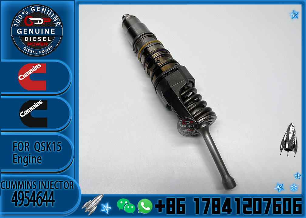 Real Fuel Injector Assembly 4954644 For Cummins Engine QSKX15 Series