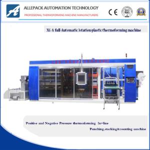 Quality 12T Automatic Thermoforming Machine Making Plastic Lid / Tray / Container wholesale