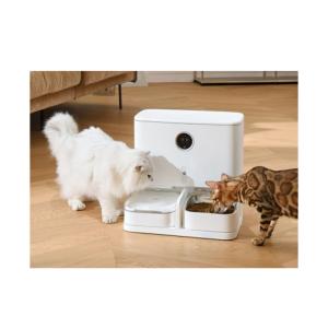 Quality 6L Automatic Pet Food Dispenser AC 220V Remote Control With 15mm Food Can wholesale
