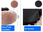 40CM-120CM Soft Plush Round Calming Dog Bed