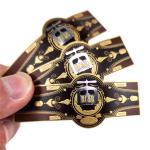 Embossing Thick Paper Cigar Label Printing Anti Counterfeit 3d Sticker Printing