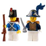 MOC royal navy model sailor captain imperial soldier mini figures building