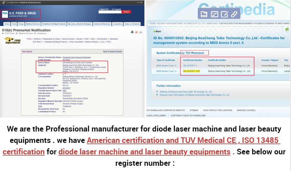 Diode Laser Hair Removal Machine 3 in 1 with Two Handles 755 808 1064nm CE Approved