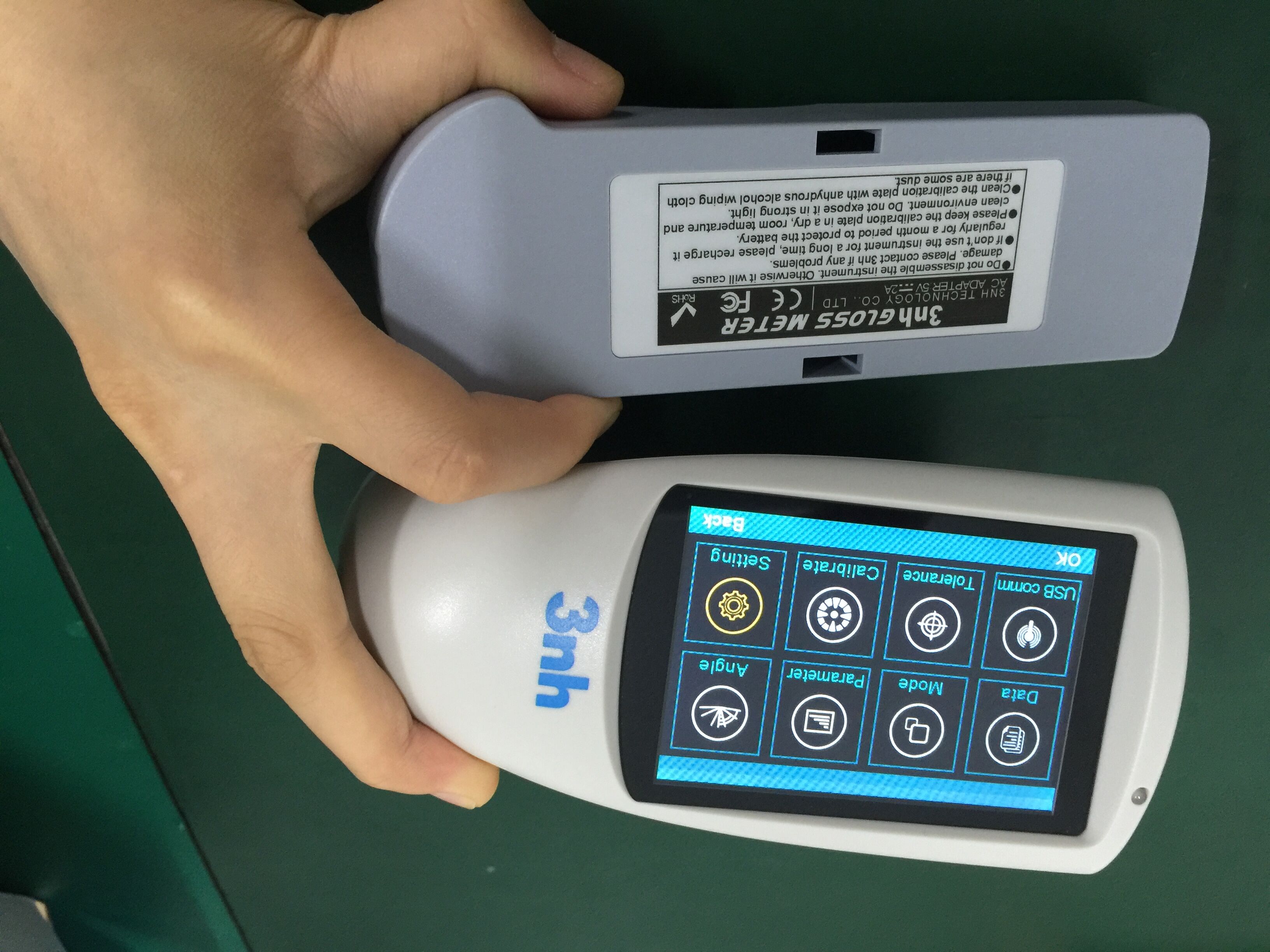 3NH gloss meter portable glossy test equipment with 20 60 85 tri angle NHG268 to replace byk gloss meter
