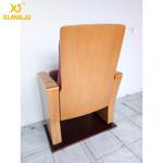 Customized Molded Foam Plywood Auditorium Chairs Powder Coating Flame Retardant