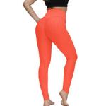 High Waist 83 Polyester 17 Spandex Leggings Xl Size Tummy Control Slimming
